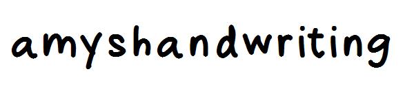 amyshandwriting字体