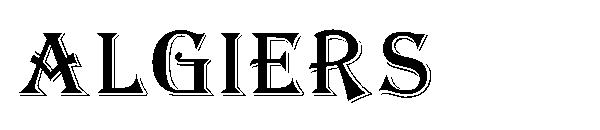Algiers字体