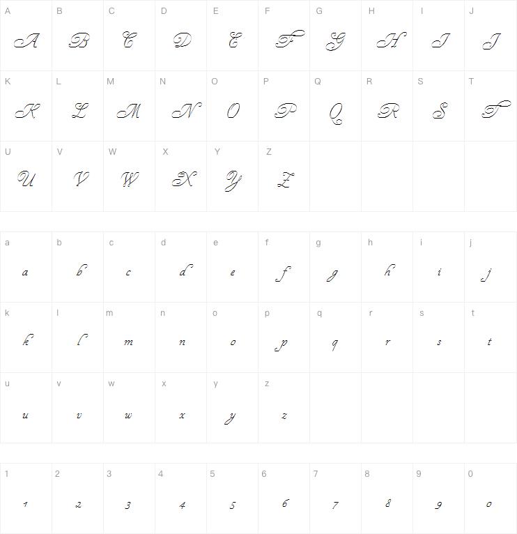 dulcinea字体