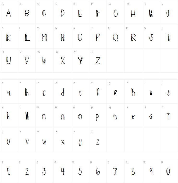 font dots字体