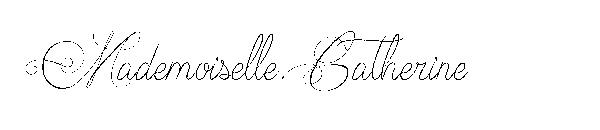 Mademoiselle Catherine字体