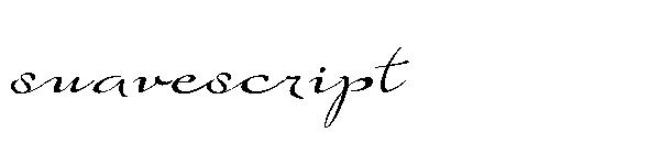 suavescript字体