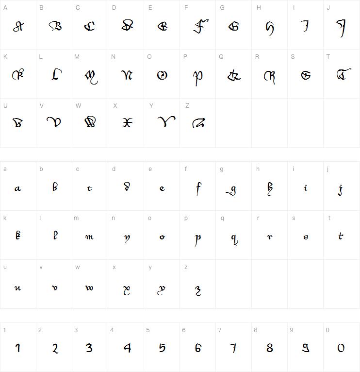 wenzel1字体