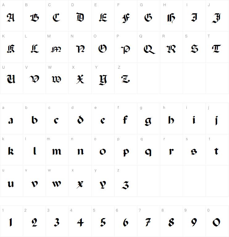paganini字体