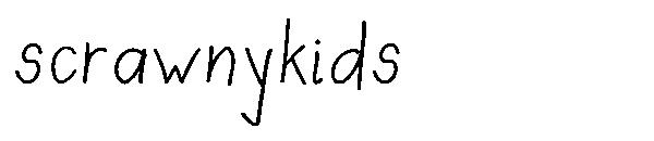scrawnykids字体