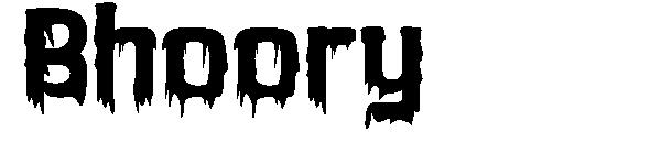Bhoory字体