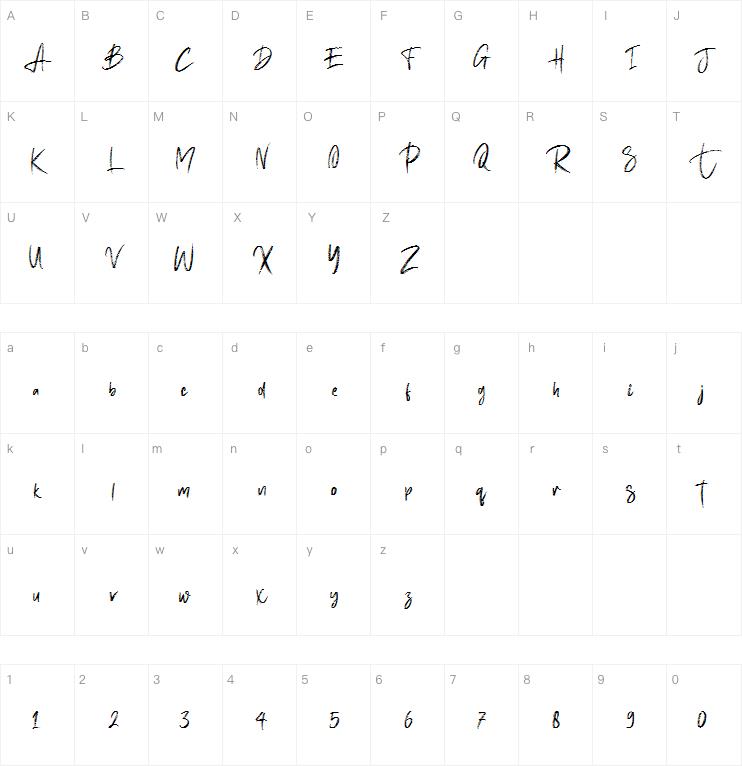 Brigitta Signature字体