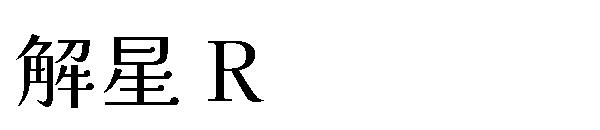 解星 R