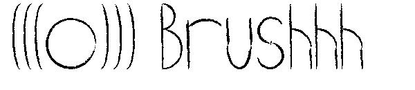 (((o))) Brushhh字体