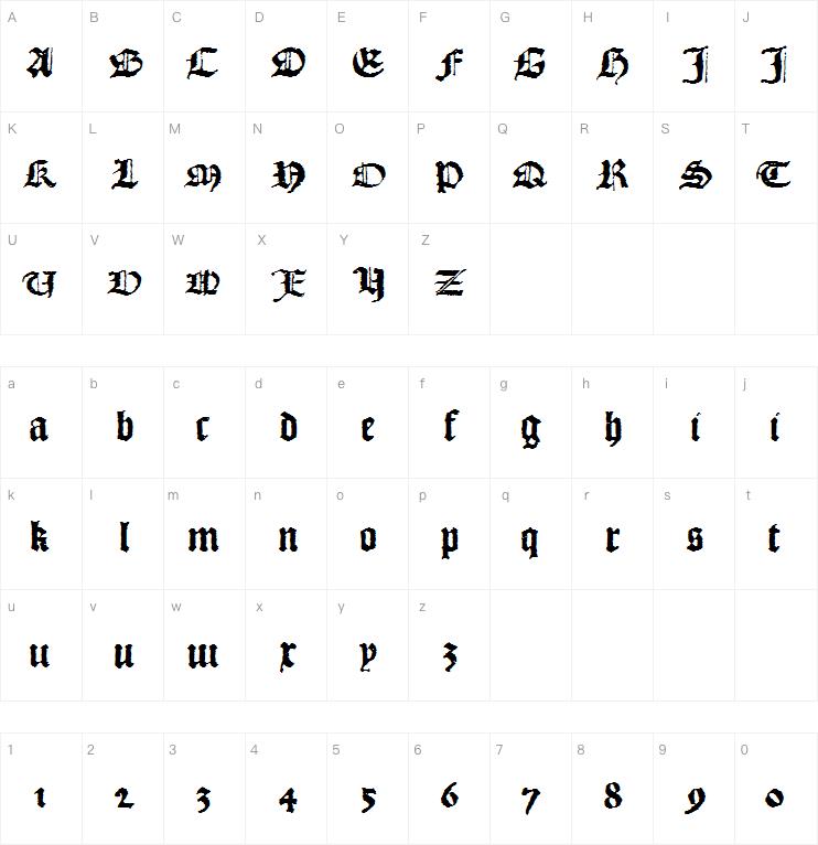 1492 Quadrata Lim字体