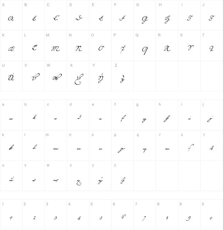 18th Century Kurrent字体