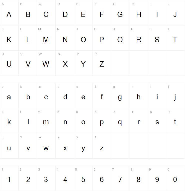 3t3-5x3字体