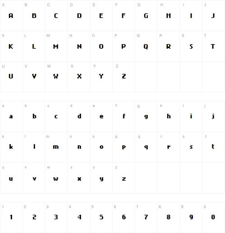 4 Mini字体
