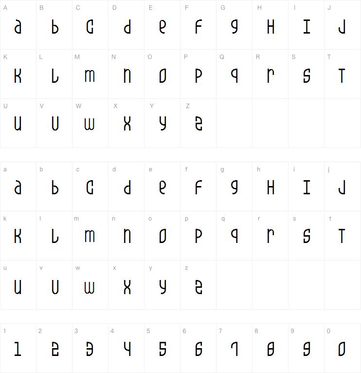 5 Champagne Unicase字体