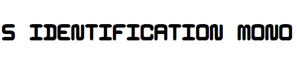 5 Identification Mono