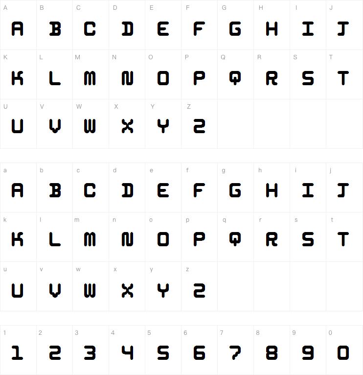 5 Identification Mono字体