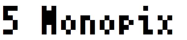 5 Monopix字体