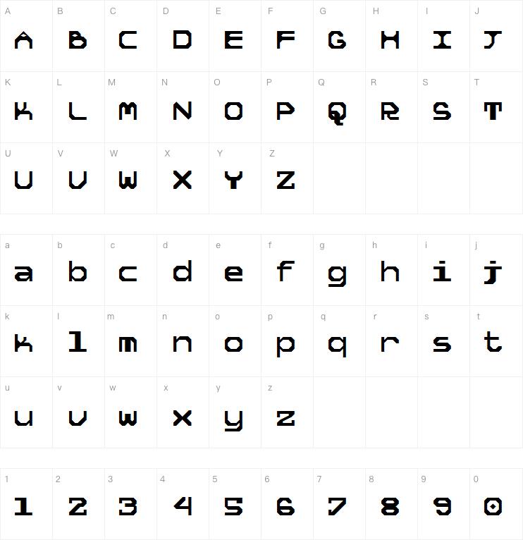 5 Tekknosystem字体