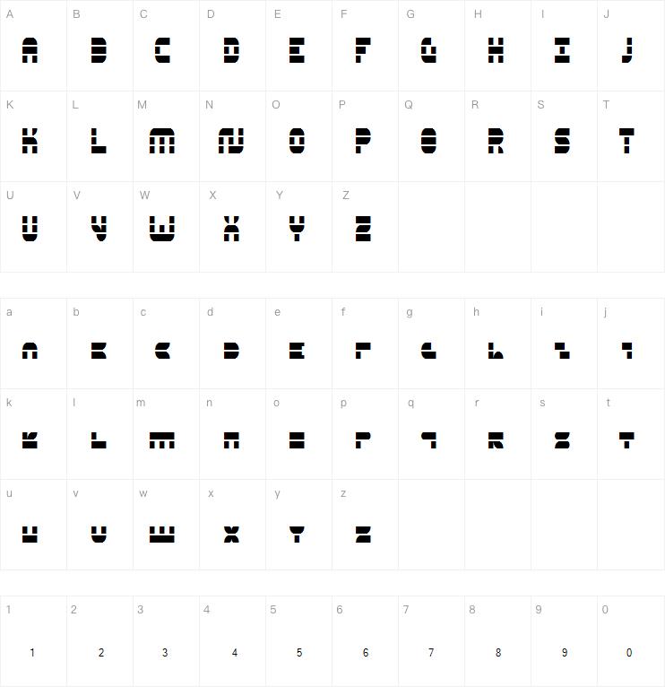 5 Zonex字体