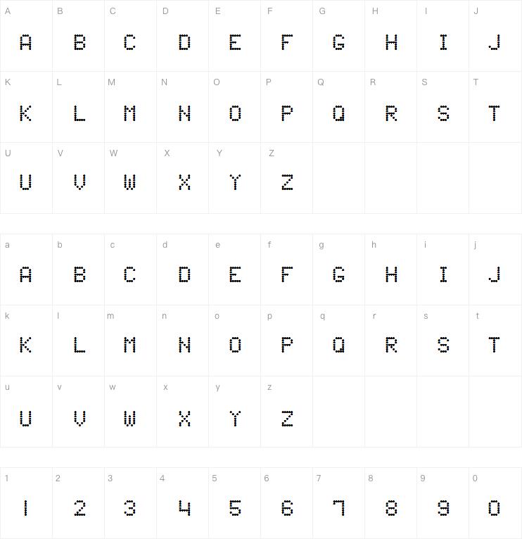 60s Scoreboard字体