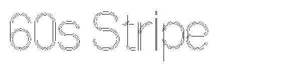 60s Stripe字体