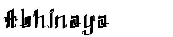 Abhinaya字体