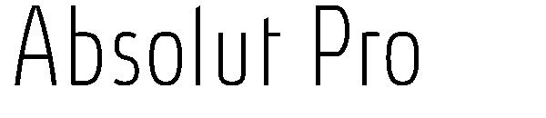 Absolut Pro字体