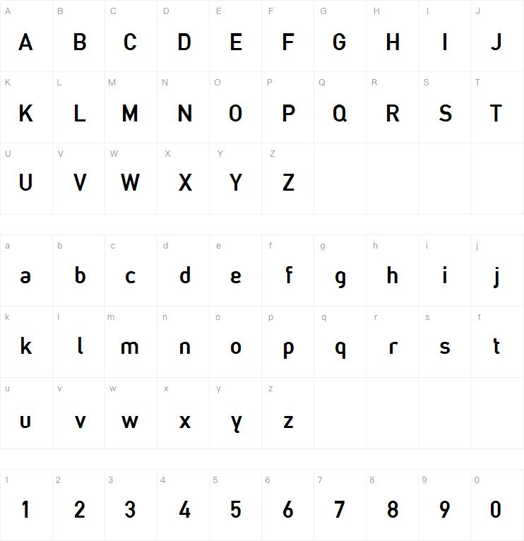 Abwechselnschrift字体