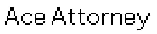 Ace Attorney字体