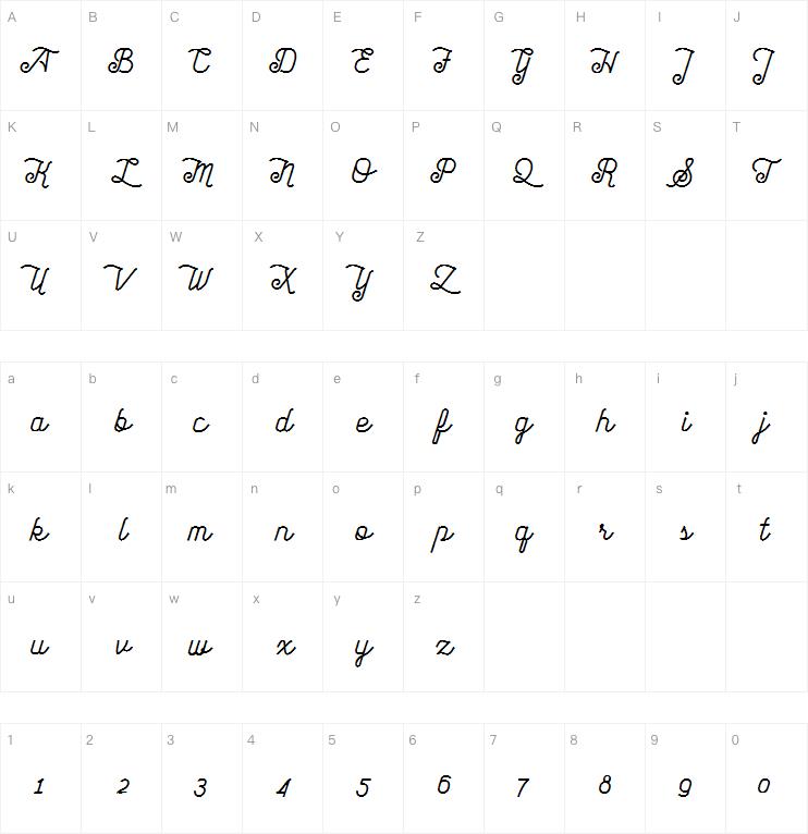 Acro Script字体