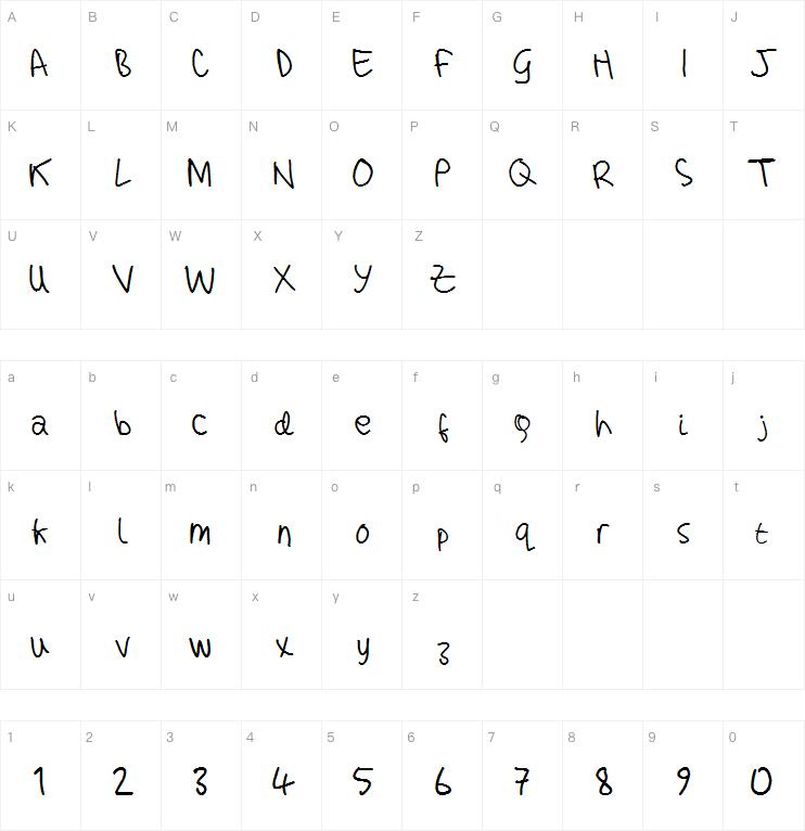 Adam Handwriting字体