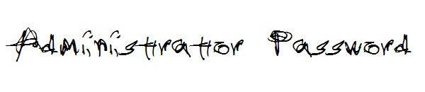 Administrator Password