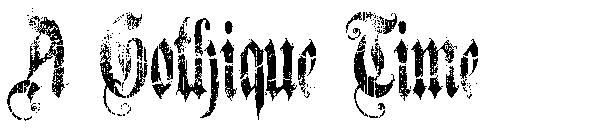 A Gothique Time字体