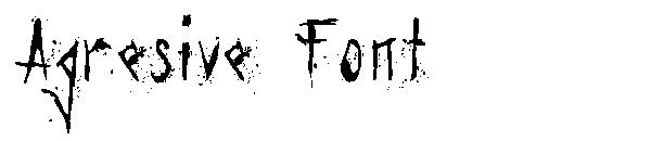 Agresive Font