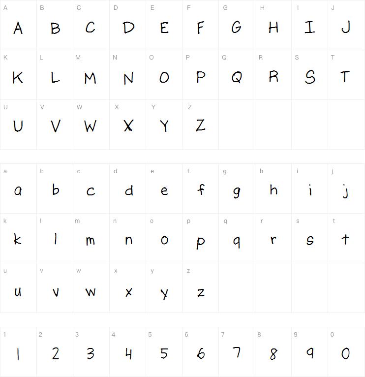 AJ Put Me First字体