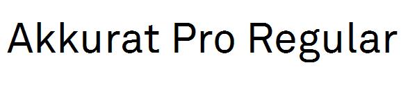 Akkurat Pro Regular字体