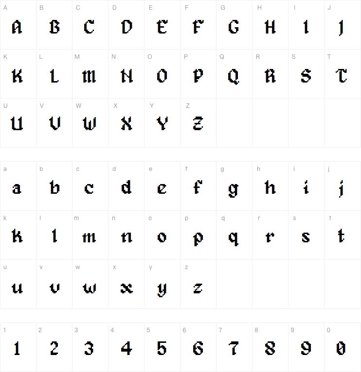 Alagard字体