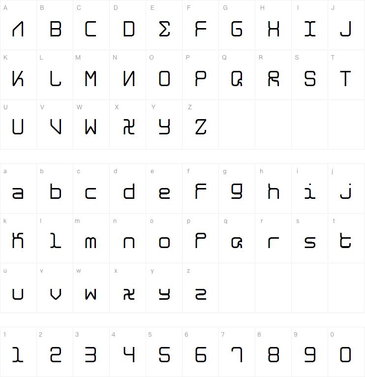Alghorie Neue字体