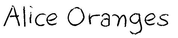 Alice Oranges字体