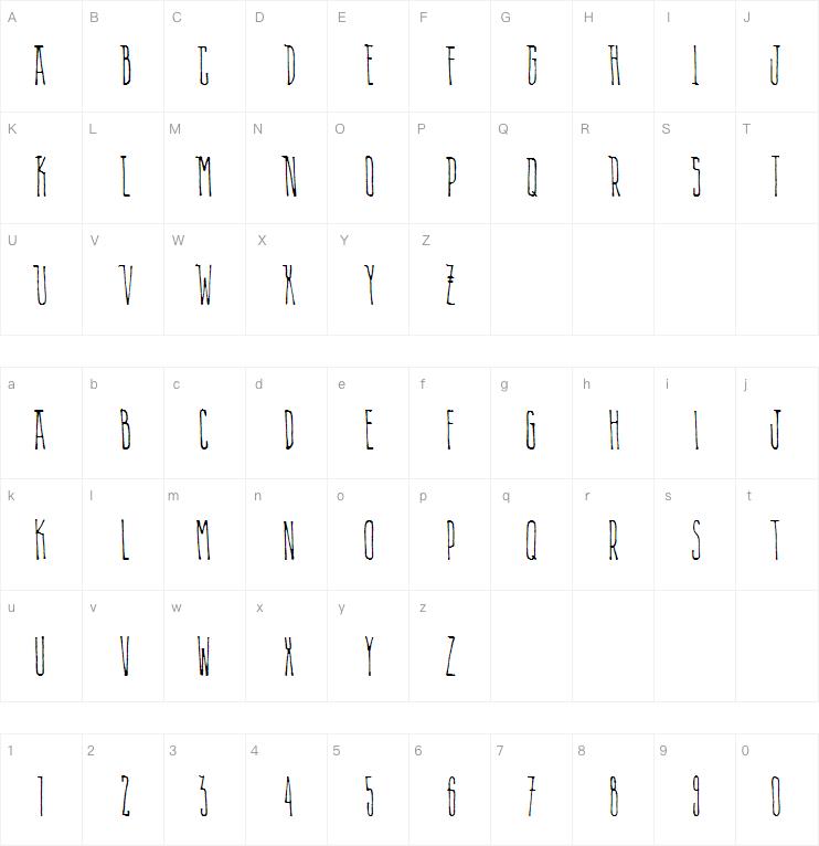 Alien Playlist字体