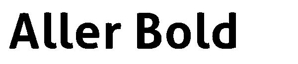 Aller Bold字体