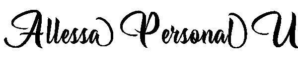 Allessa Personal Use字体