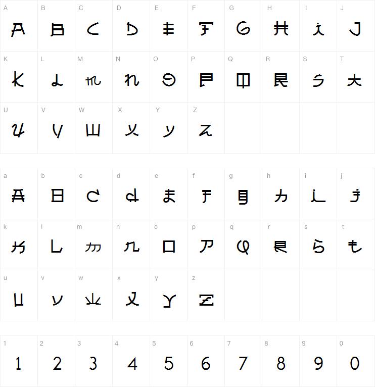 Almost Japanese字体