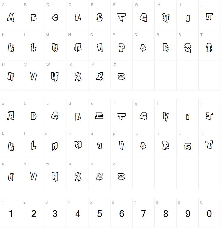 Alphabet City字体