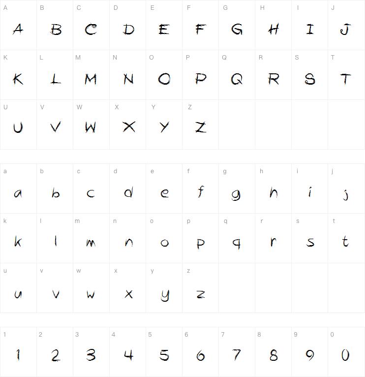 Alphahate字体