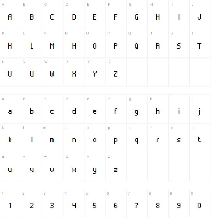 Alterebro Pixel字体