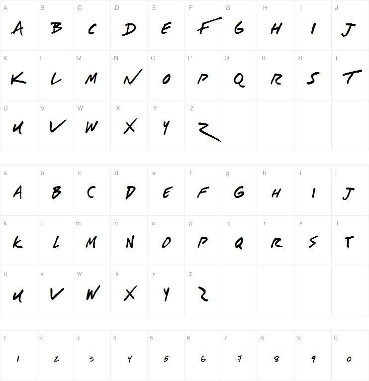 American Authors字体