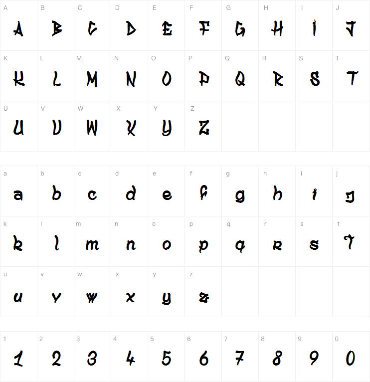 Ancestral Katana Sword字体