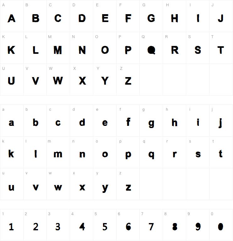 Anconventional字体