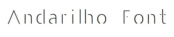 Andarilho Font字体